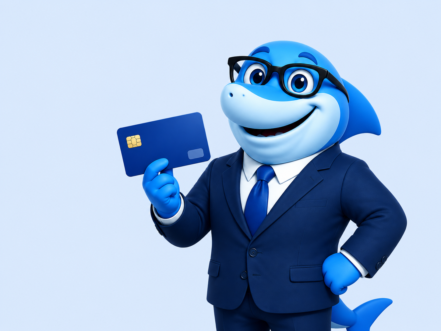 Professional person using digital banking
